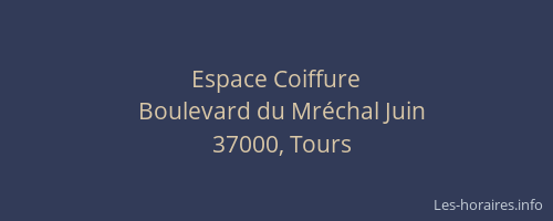 Espace Coiffure