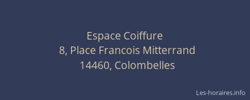 Espace Coiffure