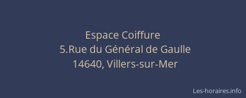 Espace Coiffure