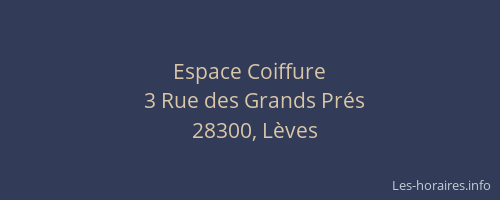 Espace Coiffure