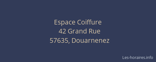 Espace Coiffure