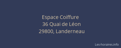 Espace Coiffure