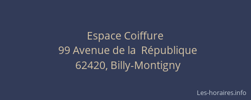 Espace Coiffure