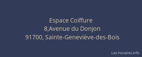 Espace Coiffure