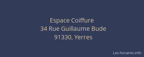 Espace Coiffure