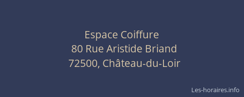 Espace Coiffure