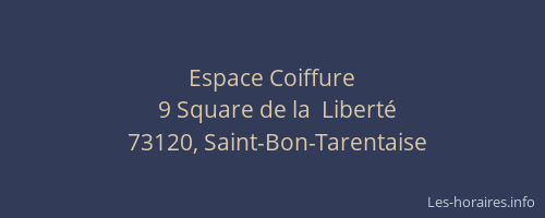 Espace Coiffure