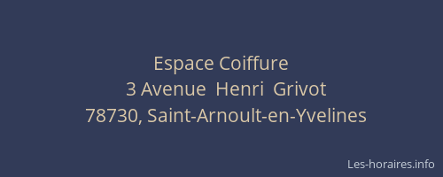 Espace Coiffure