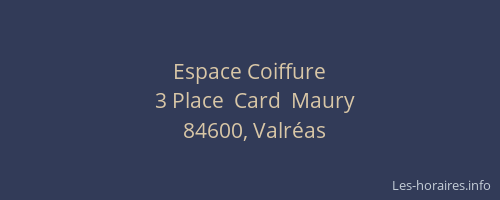 Espace Coiffure