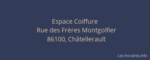 Espace Coiffure