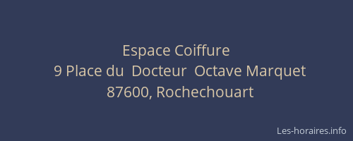 Espace Coiffure