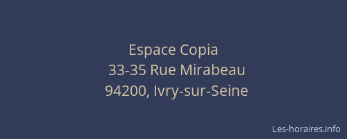 Espace Copia