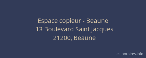 Espace copieur - Beaune