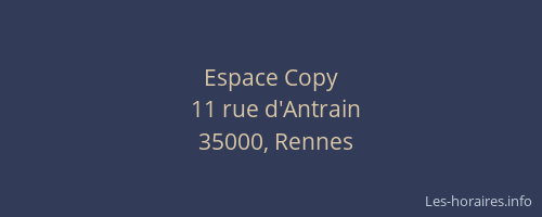 Espace Copy