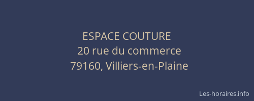 ESPACE COUTURE