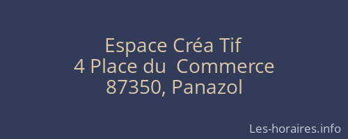 Espace Créa Tif