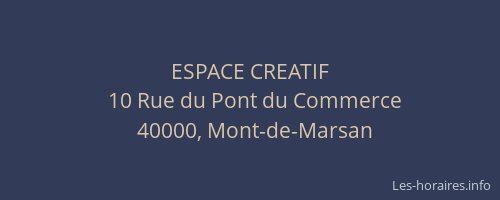 ESPACE CREATIF