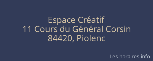 Espace Créatif