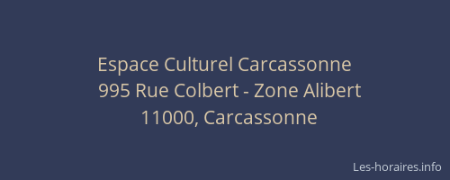 Espace Culturel Carcassonne
