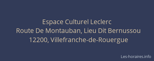 Espace Culturel Leclerc
