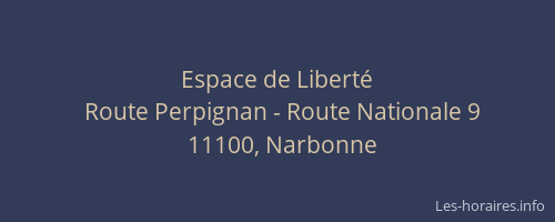 Espace de Liberté