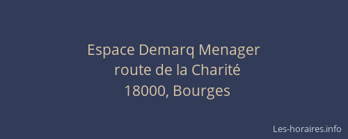 Espace Demarq Menager