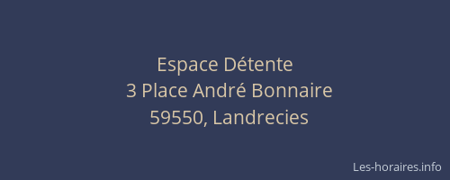 Espace Détente