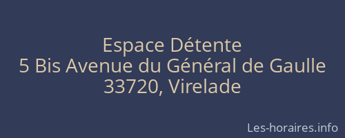 Espace Détente