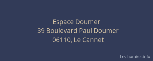 Espace Doumer