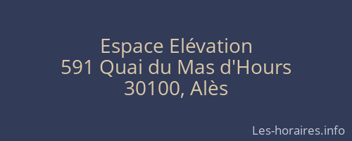 Espace Elévation
