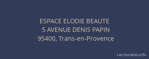 ESPACE ELODIE BEAUTE
