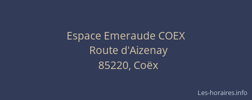 Espace Emeraude COEX