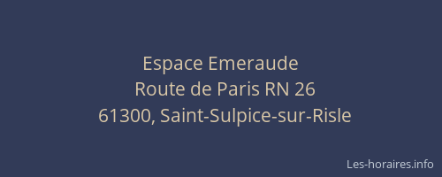 Espace Emeraude