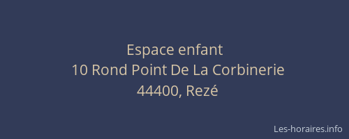 Espace enfant