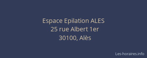 Espace Epilation ALES