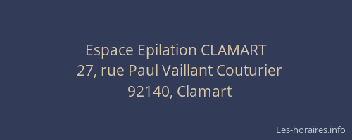 Espace Epilation CLAMART