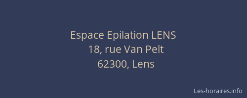 Espace Epilation LENS