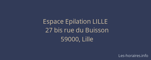 Espace Epilation LILLE