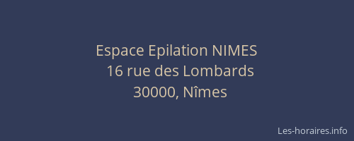 Espace Epilation NIMES