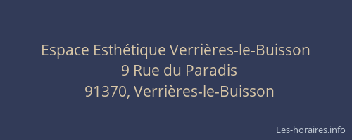 Espace Esthétique Verrières-le-Buisson