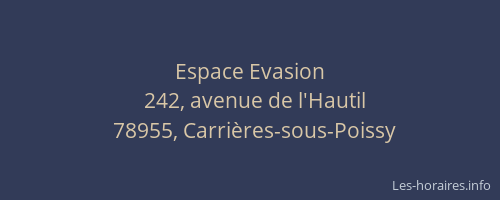 Espace Evasion