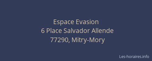 Espace Evasion