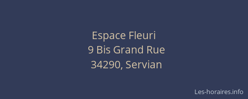 Espace Fleuri