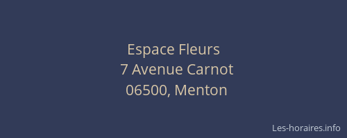 Espace Fleurs