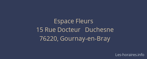 Espace Fleurs