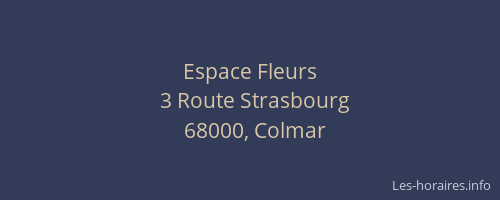 Espace Fleurs