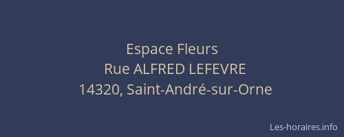 Espace Fleurs