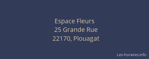 Espace Fleurs