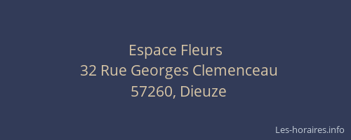 Espace Fleurs