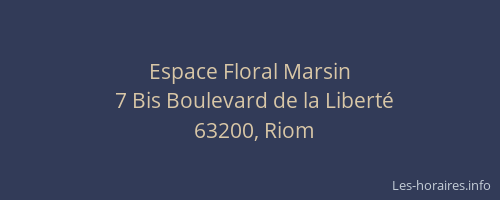 Espace Floral Marsin